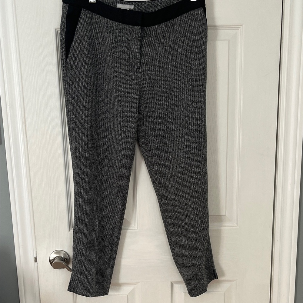 H&M Charcoal and Black Women's Trousers